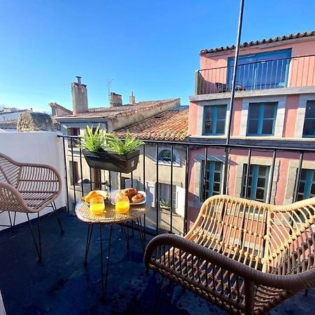 Centr'Halles #3 Terrasse Vue Cathedrale, Clim! Carcassonne Bagian luar foto